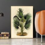 palma poster botanico vintage