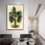 palma poster botanico vintage