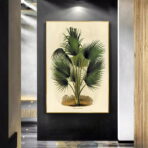 palma poster botanico vintage