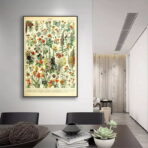 poster botanico vintage