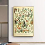 poster botanico vintage