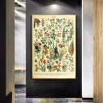 poster botanico vintage