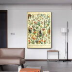 poster botanico vintage