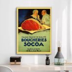poster macelleria vintage