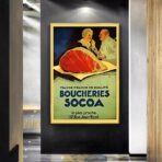 poster macelleria vintage
