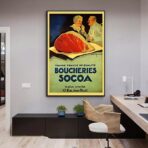 poster macelleria vintage