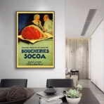 poster macelleria vintage
