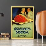 poster macelleria vintage