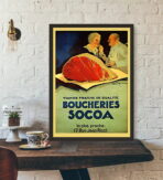 poster macelleria vintage