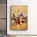 poster vintage di bowling