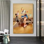 poster vintage di bowling