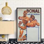 poster di boxe vintage 1