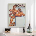 poster di boxe vintage 1