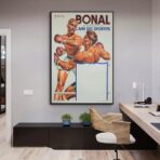 poster di boxe vintage 1