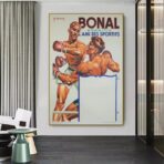 poster di boxe vintage 1