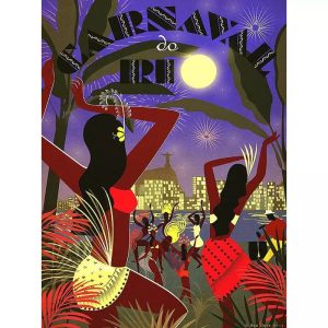 poster brasile vintage samba