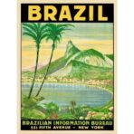 poster vintage brasile 1