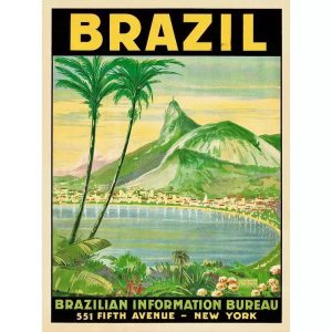 poster vintage brasile 1