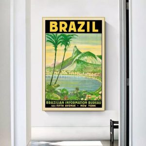 poster vintage brasile 1