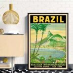 poster vintage brasile 1
