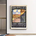 poster vintage di bruxelles