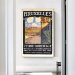 poster vintage di bruxelles