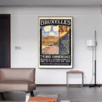 poster vintage di bruxelles