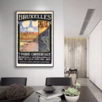 poster vintage di bruxelles