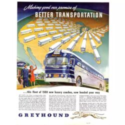 poster autobus vintage