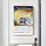 poster autobus vintage