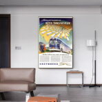 poster autobus vintage