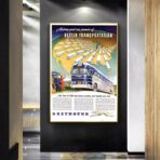 poster autobus vintage