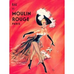 poster del cabaret moulin rouge