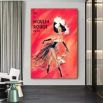 poster del cabaret moulin rouge