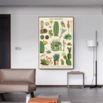 poster cactus vintage