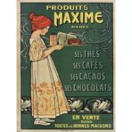 poster vintage caffe cioccolato
