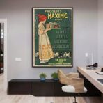 poster vintage caffe cioccolato
