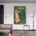 poster vintage caffe cioccolato