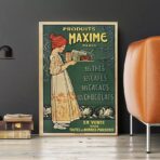 poster vintage caffe cioccolato