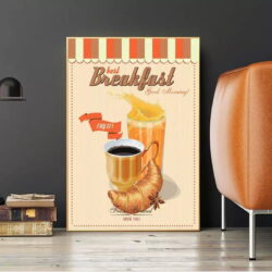 poster caffetteria vintage