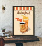 poster caffetteria vintage