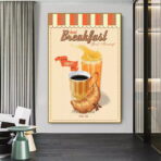 poster caffetteria vintage