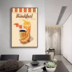 poster caffetteria vintage