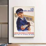 poster vintage di fondi di risparmio