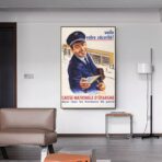 poster vintage di fondi di risparmio