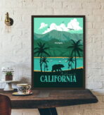poster vintage della california 1