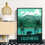 poster vintage della california 1