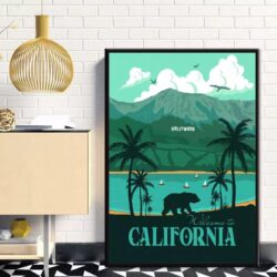 poster vintage della california 1