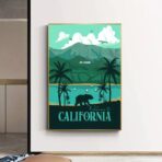 poster vintage della california 1