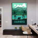 poster vintage della california 1